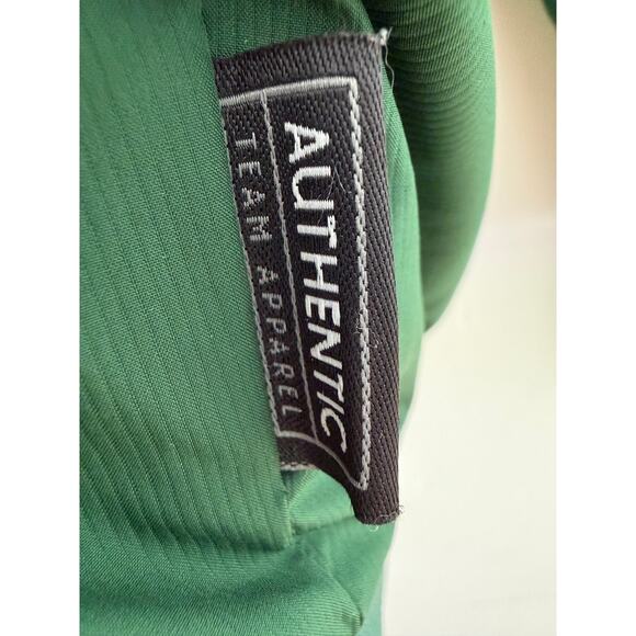 Vintage NIKE Team Miami Hurricanes Windbreaker sz L 2 Zip Embroidered Pullover - Picture 5 of 9